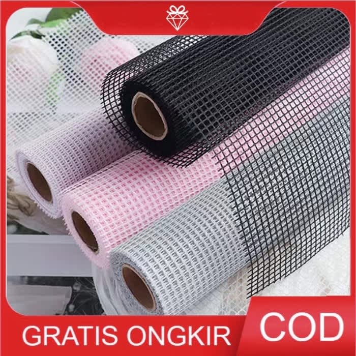 

1 ROLL Tile Jaring Polynet Polos - Tile Kotak Buket Bunga TILE004