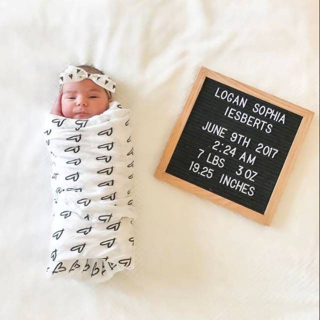 

New Stock | [READY] Letter board message box hitam black papan nama papan huruf bayi babyborn ##