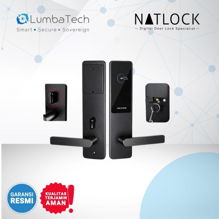 Natlock -  Smart Hotel Door Lock Card Lock Kunci Pintu Kost Apartement