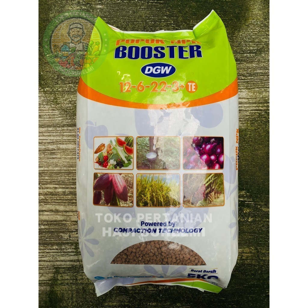 Pupuk Npk BOOSTER 12-6-22-3+TE isi 5kg dr DGW