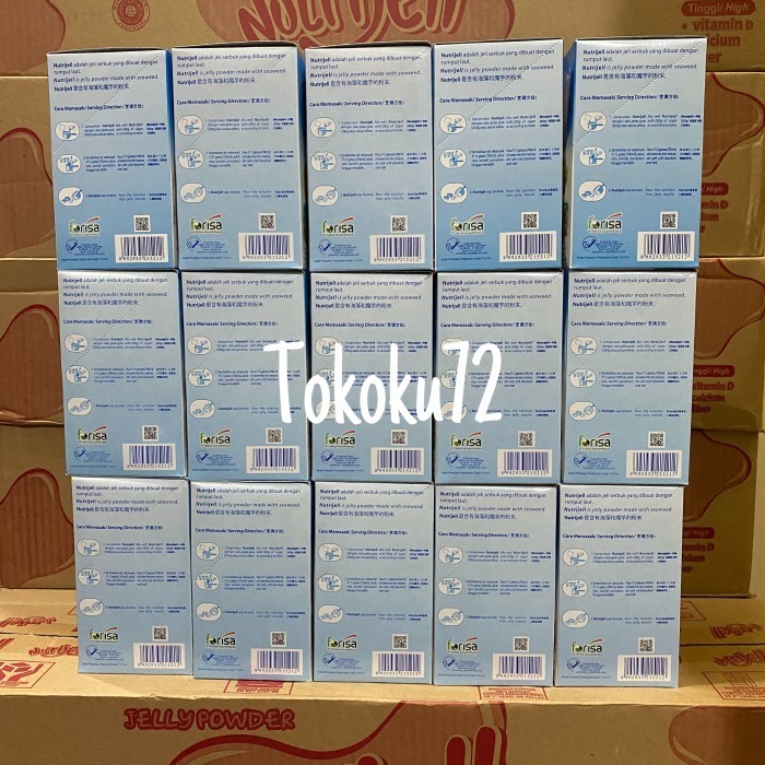 

Nutrijell Jelly Plain 15 gr per box isi 12 pcs