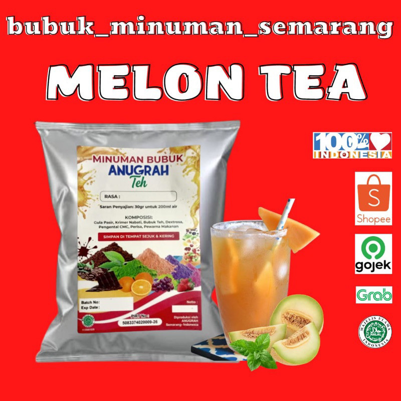 

Bubuk Minuman Melon Tea Honeydew 1kgGratis Ongkir & COD
