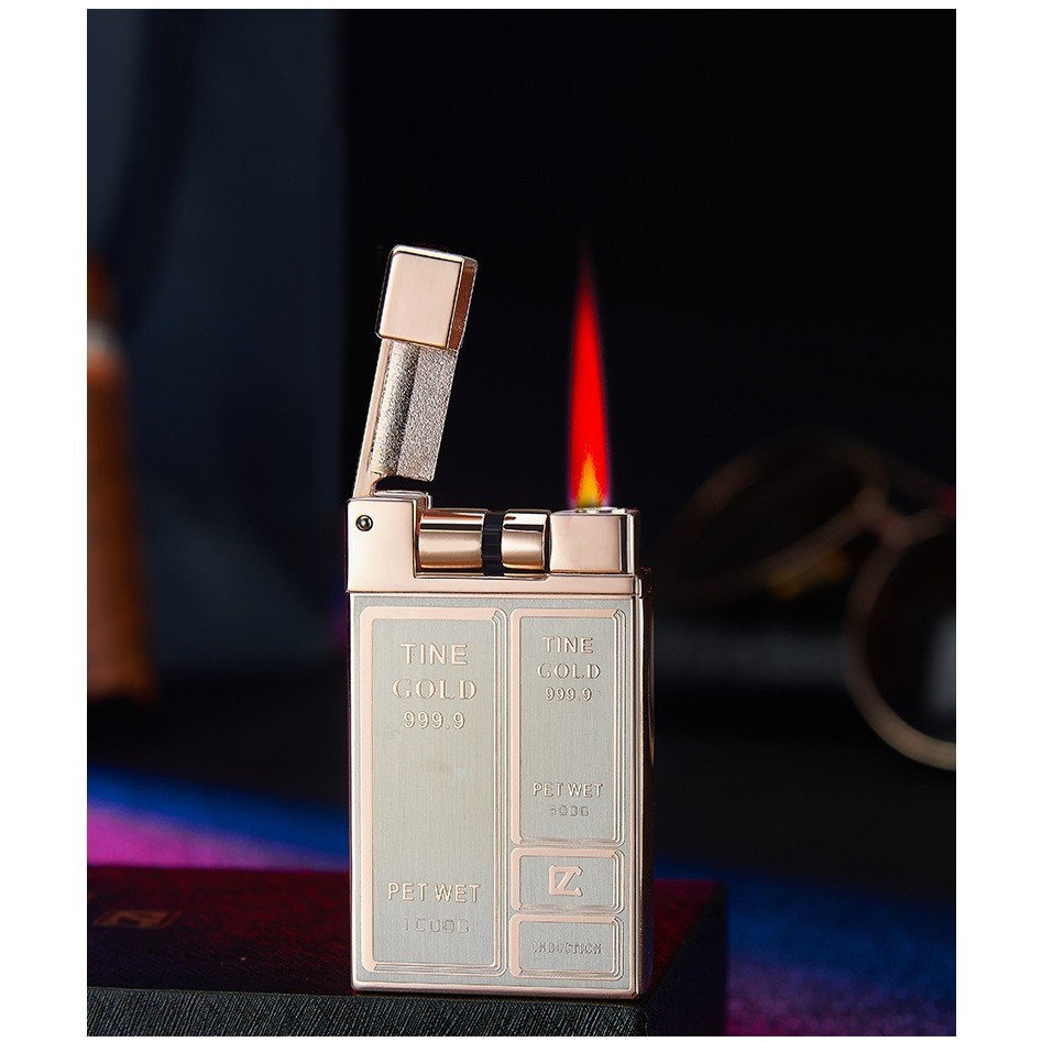 Korek Api Induction Tine Gold 999.9 Lighter Korek Api Bara Gas