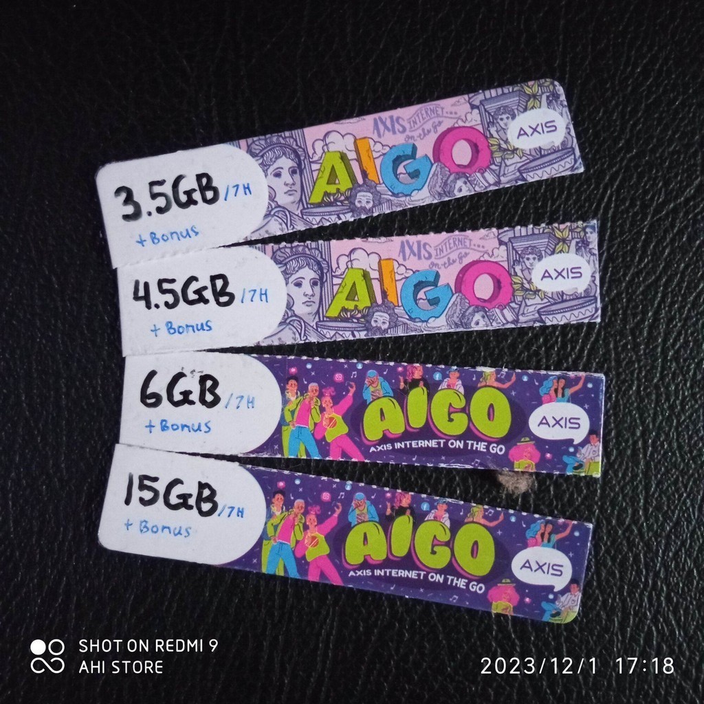 Voucher Kuota AXIS Aigo Mini 7 Hari