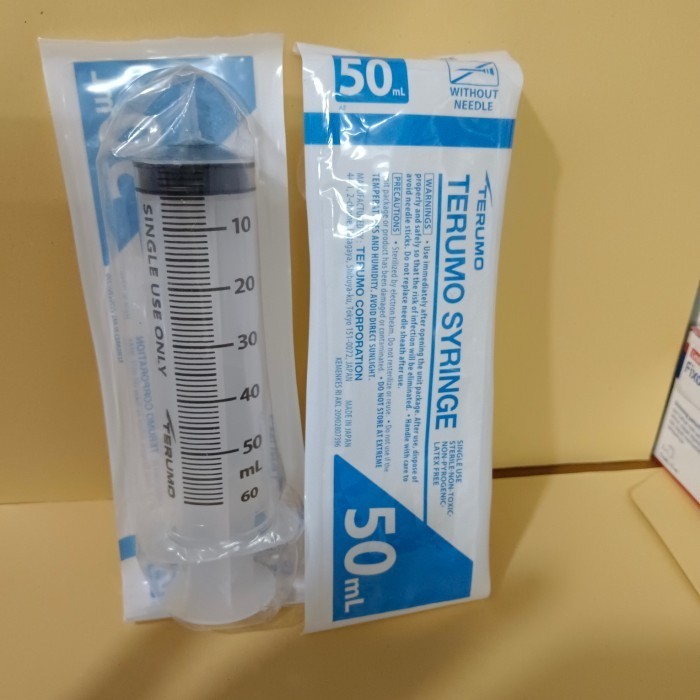 Spuit 50ml / syringe without needle lobang pinggir