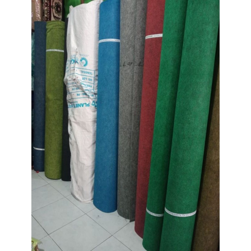PROMO karpet polos meteran tebal lantai murah