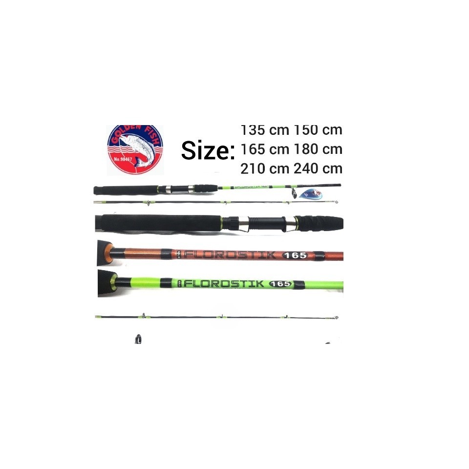 Joran Pancing Golden Fish165 180 cm Fiber Solid