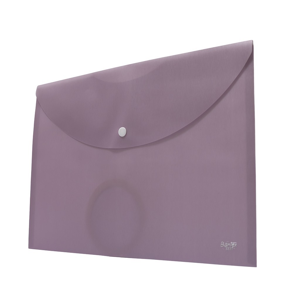 

[Stationery Spectrum] Bantex Snap Folder Folio Landscape Lilac 3220 21