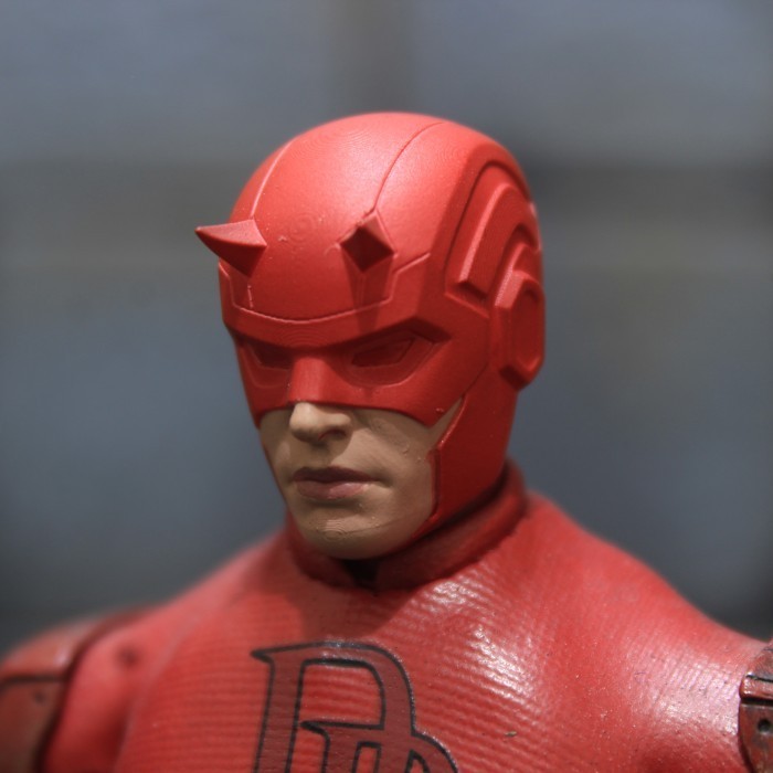 Custom Scale12 Figure Heads and Accessories Have Not Been Painted Custom Marvel Legends Daredevil 1 