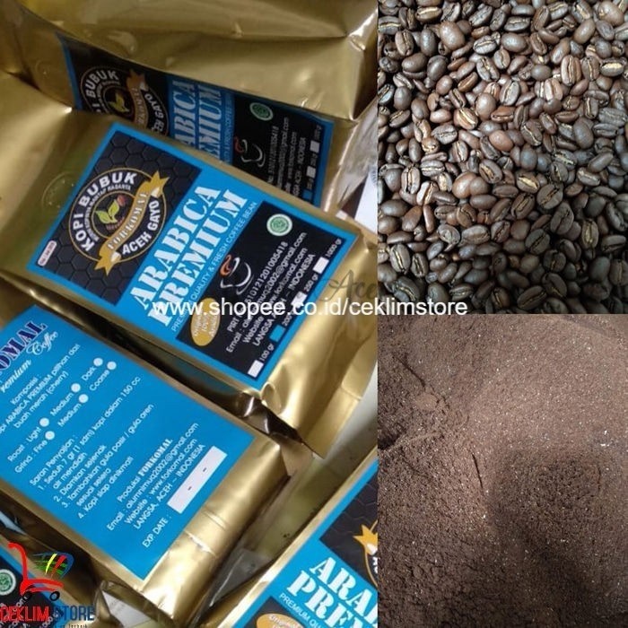 

Kopi Gayo Arabika Premium ( Biji Roasting / Bubuk ) 1 kg