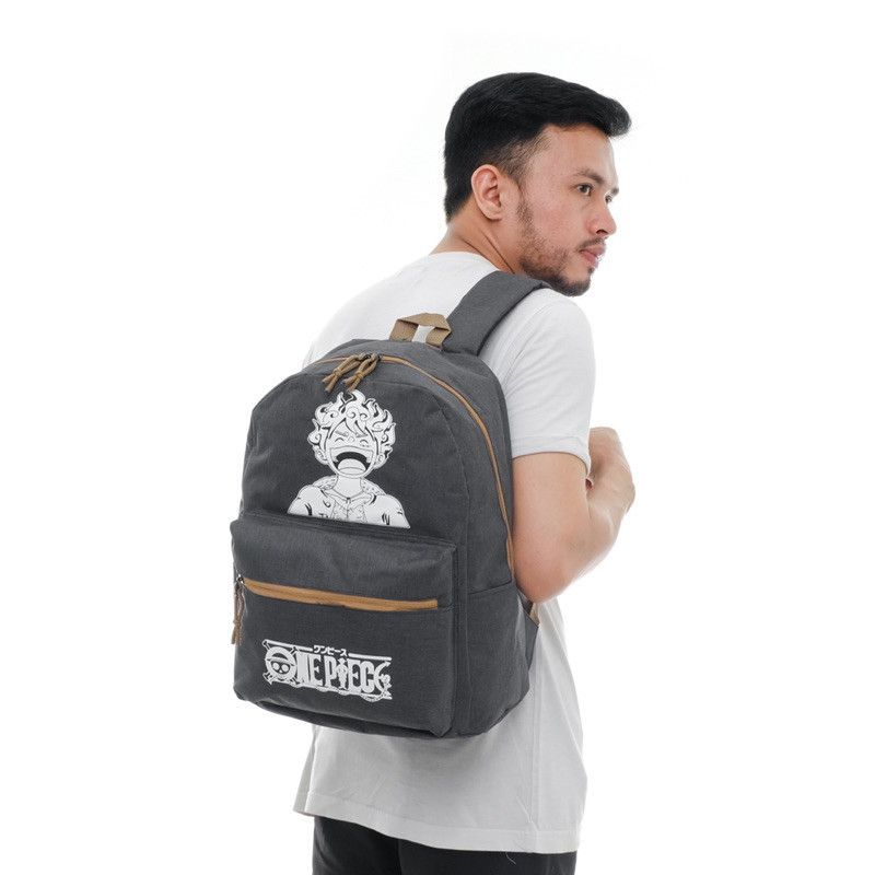 Tas ransel Jeans pria anime One pice sekolah kuliah kerja tas ransel levis anak sd smp