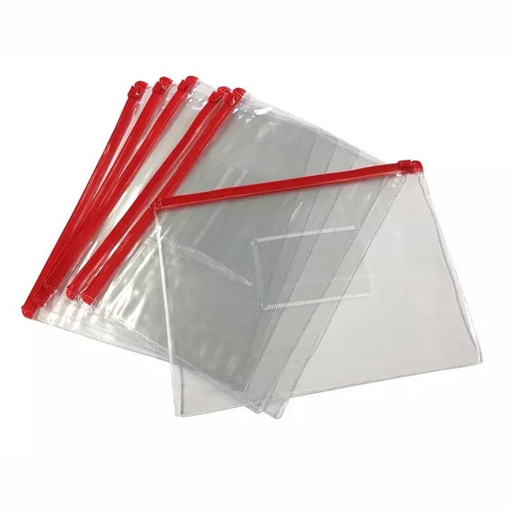 

Jual Well Jenis Baru Ritsleting Hitam Kustom Transparan A4 A5 A6 Kertas File Dokumen Tagihan Pvc Tas Kantong Pensil