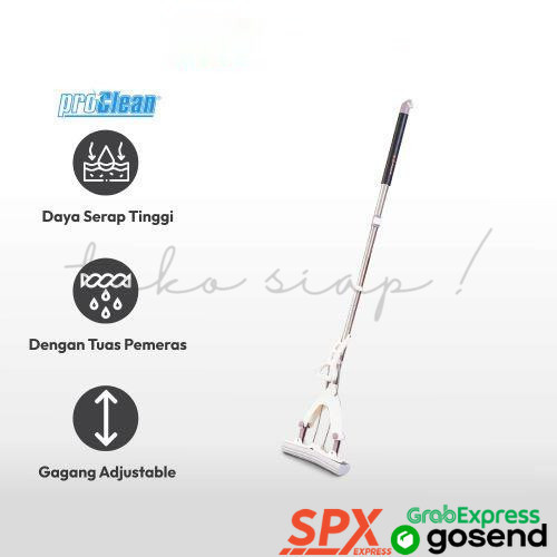 Tokosiap Proclean Alat Pel Spons Pva - Krem Refil Mop Isi Ulang Kain Pel Aksesoris Alat Pel Pelan Ca