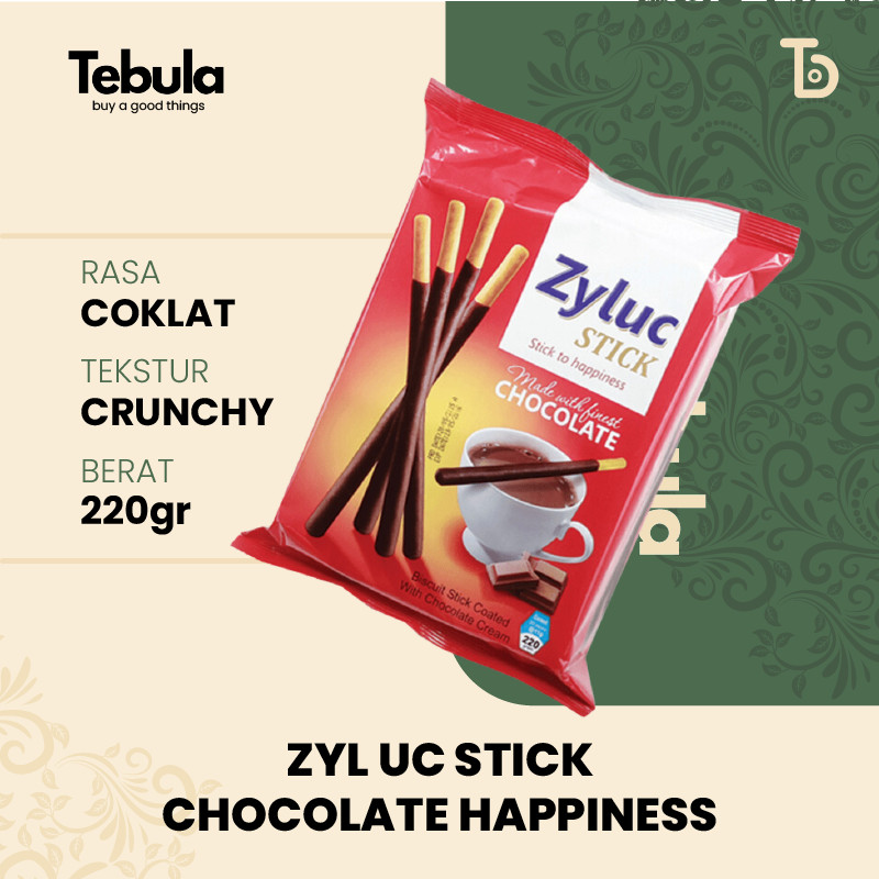 

[ TEBULA ] - BISKITOP ZYLUC STICK 220g Biskuit Anak Dewasa Enak Renyah Biscuit Coklat/Cokelat Terbaru Lezat