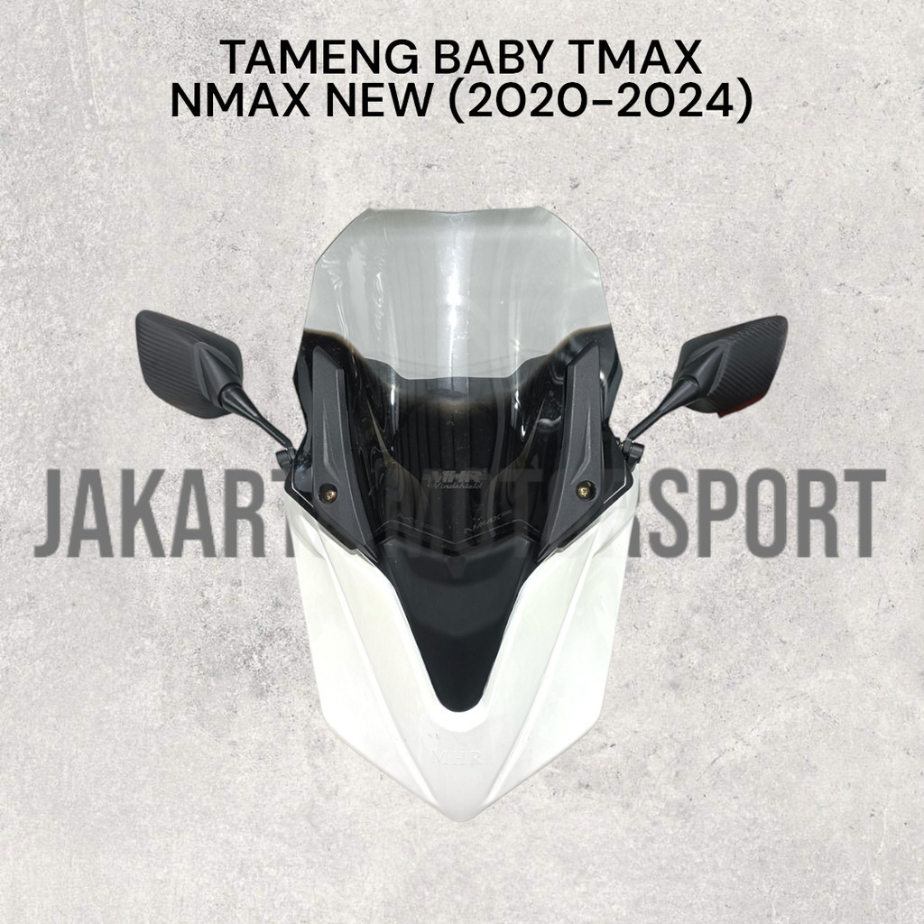 Tameng Depan NMAX NEW 2020 - 2024 Set Visor Spion R25 Body Custom Model Baby Tmax Carbon Plastik ABS