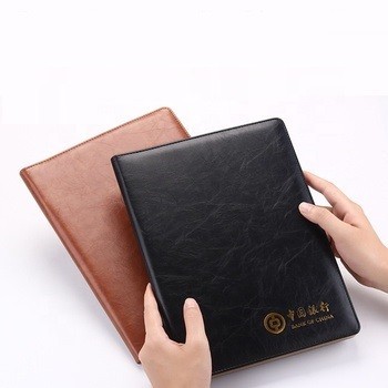 

Folder File Eksekutif Kustom Pemegang Kartu Daun Longgar Kulit Folder File Konferensi A4/A5