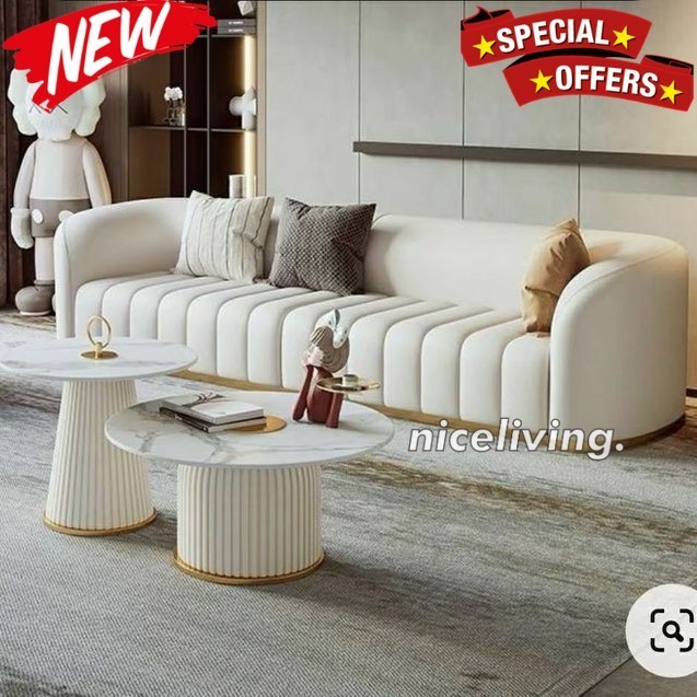 Sofa panjang salur kaki stainless terbaru sofa long minimalis terlaris Indonesian Furniture