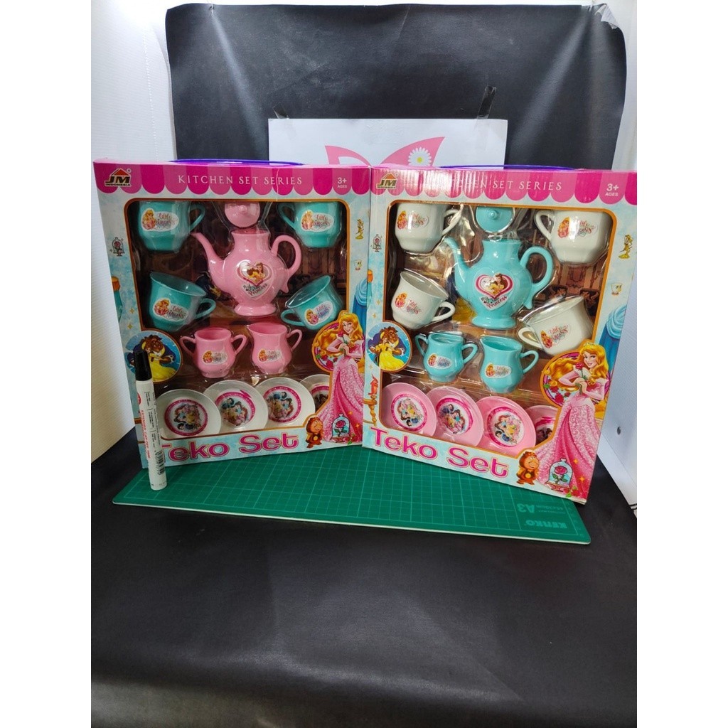Kitchen Teko SetMainan Teko setMainan Anak teko CangkirTeko Set Princess