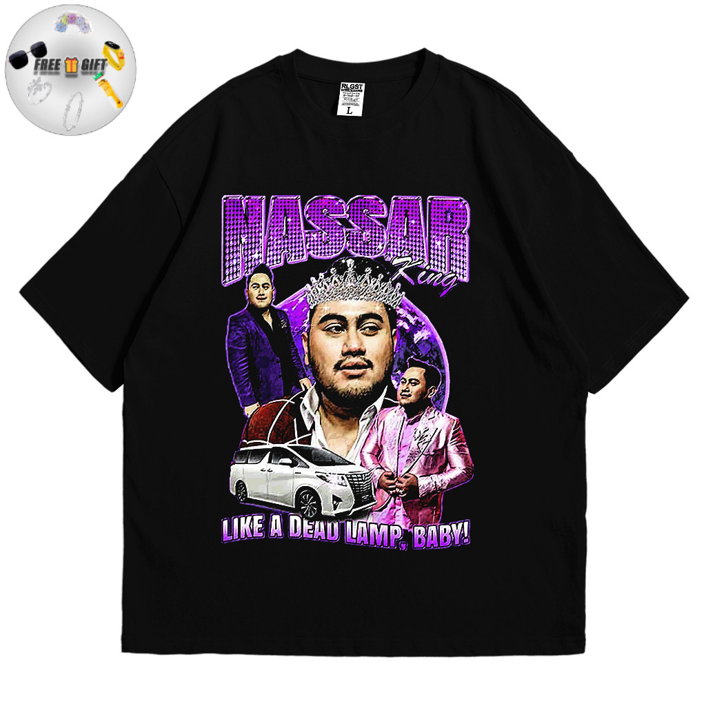 Tshirt  - Nassar Dead Lamp | Kaos Band | Kaos Parodi  | BAJU MUSIK METAL ROCK