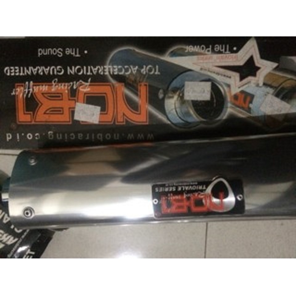 KNALPOT RACING NOB1 YAMAHA JUPITER Z OLD / 110 / VEGA  -NOS