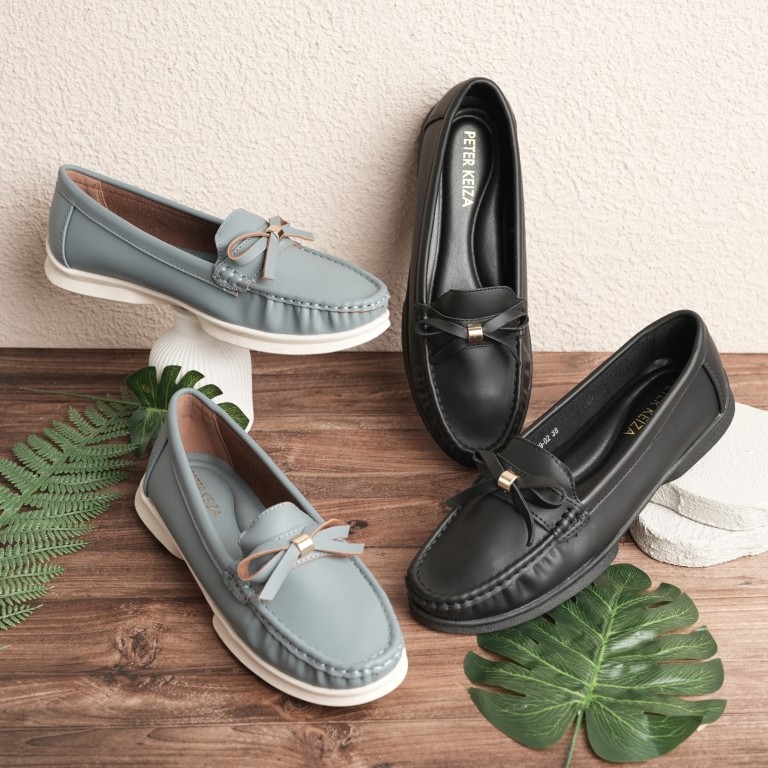 Peter Keiza Sepatu Wanita Flat Moccasin Sporty Casual ZS09-02