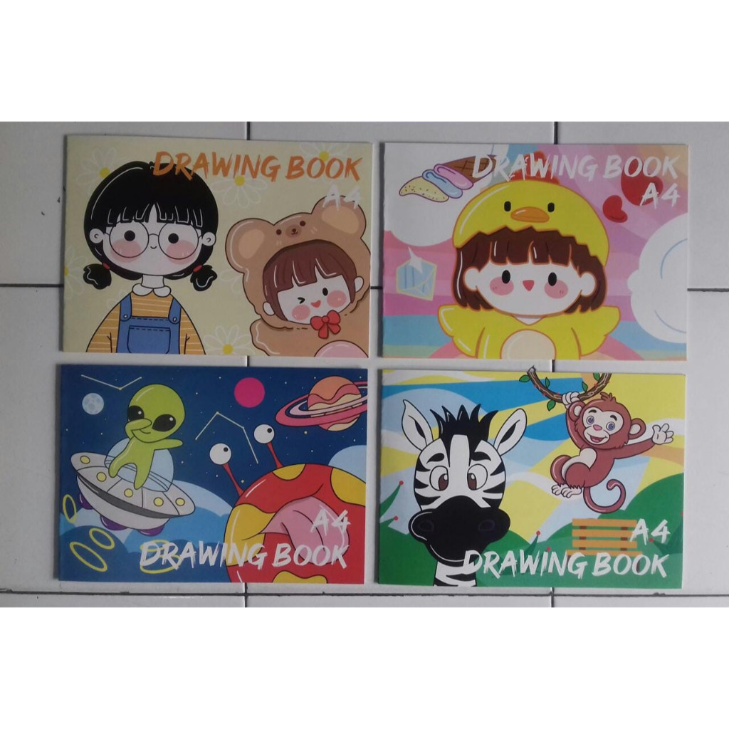 

Buku Gambar / Drawing Book A4 100g Karakter (10pc)