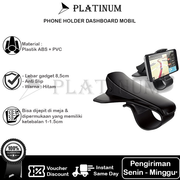 HOLDER HP DASHBOARD MOBIL PEGANGAN JEPITAN GANTUNGAN HANDPHONE