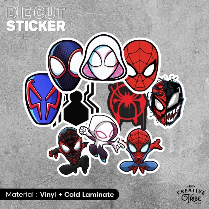 

Spider Man - Sticker Vinyl Die Cut - Stiker Laptop Marvel - Spider Spray, St Die Cut