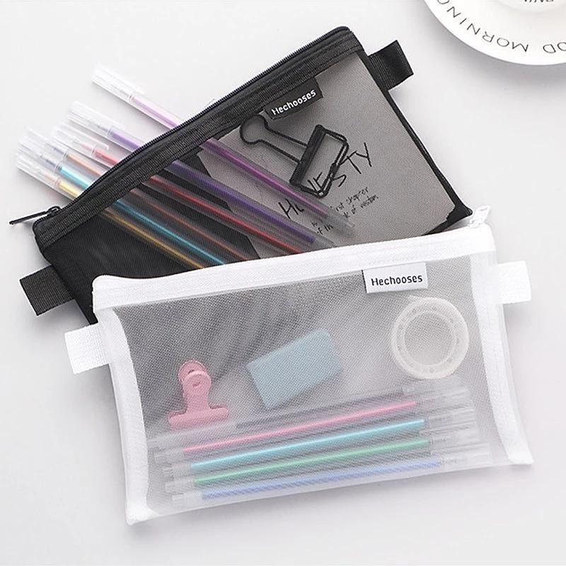 

KOTAK PENSIL TEMPAT PENSIL JARING TRANSPARAN TEMPAT PENSIL TRANSPARANT POLOS IMPORT S3420