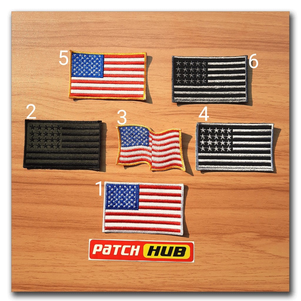 Bordir PATCH BENDERA AMERIKA BORDIR FLAG US