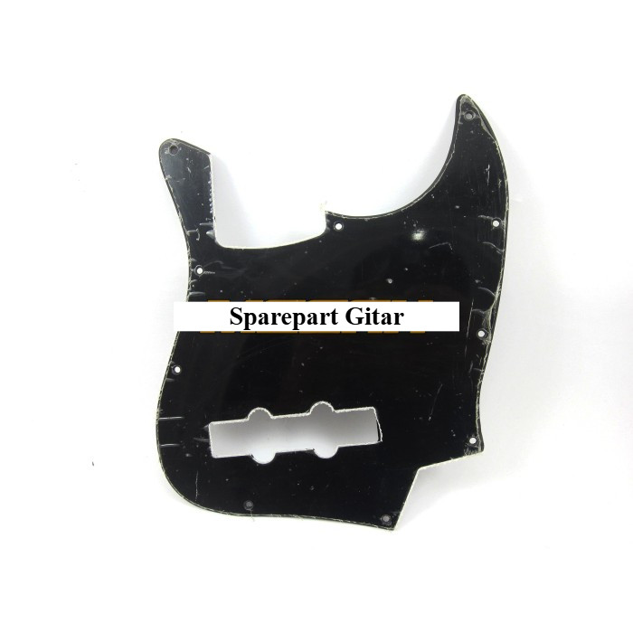 Pickguard Gitar Jazz Bass Hitam
