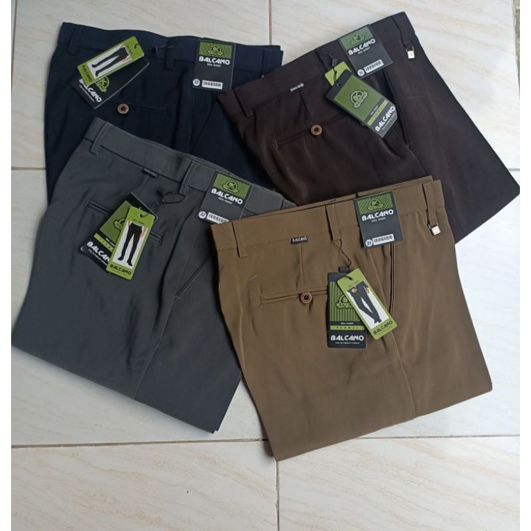 KU86H BALCANO CELANA BAHAN PRIA STANDAR TEBAL ORIGINAL