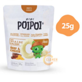 

Poipoi Snack Anak Non MSG - Beef & Cheese 25gr