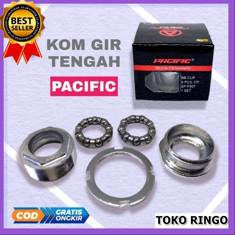 BB Cups sepeda pacific komgir as tengah pedal fixie mtb lipat anak jadul bottom bracket kom gir cran
