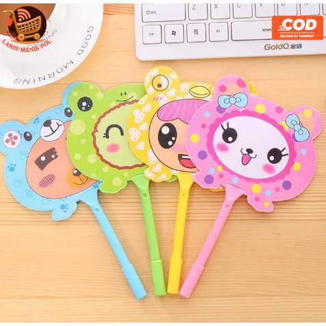 

LMP Pulpen Kipas Pena Motif kipas animal dan buah, Bisa untuk kipas