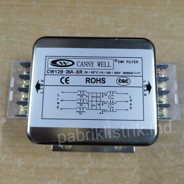JP5822 Emi Filter 3P 3 phase 20A CW12B 20A SR Canny Well original
