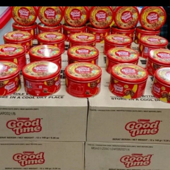 

[Dijual]Good Time Cookies asoted 148 biskuit kalengTerlaris