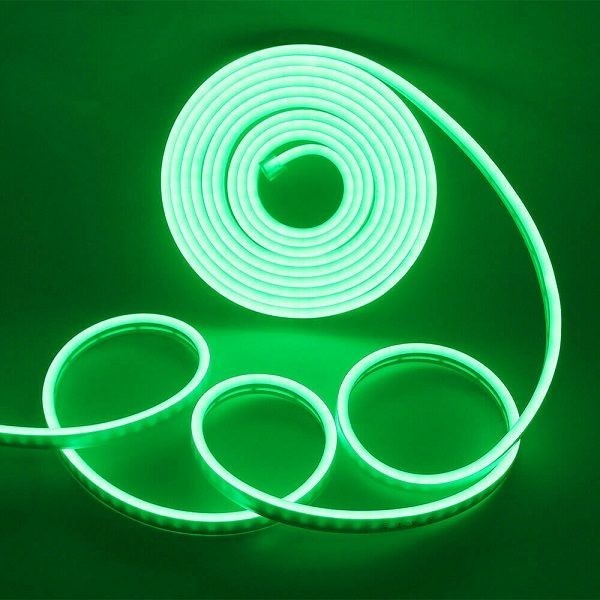 Lampu Neon Flex LED 12V DC Neonflex 12 V Volt Sign 12volt HIJAU GREEN