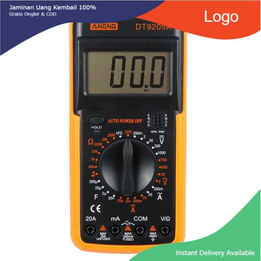 ANENG Digital Multimeter Voltage Tester - DT9205A