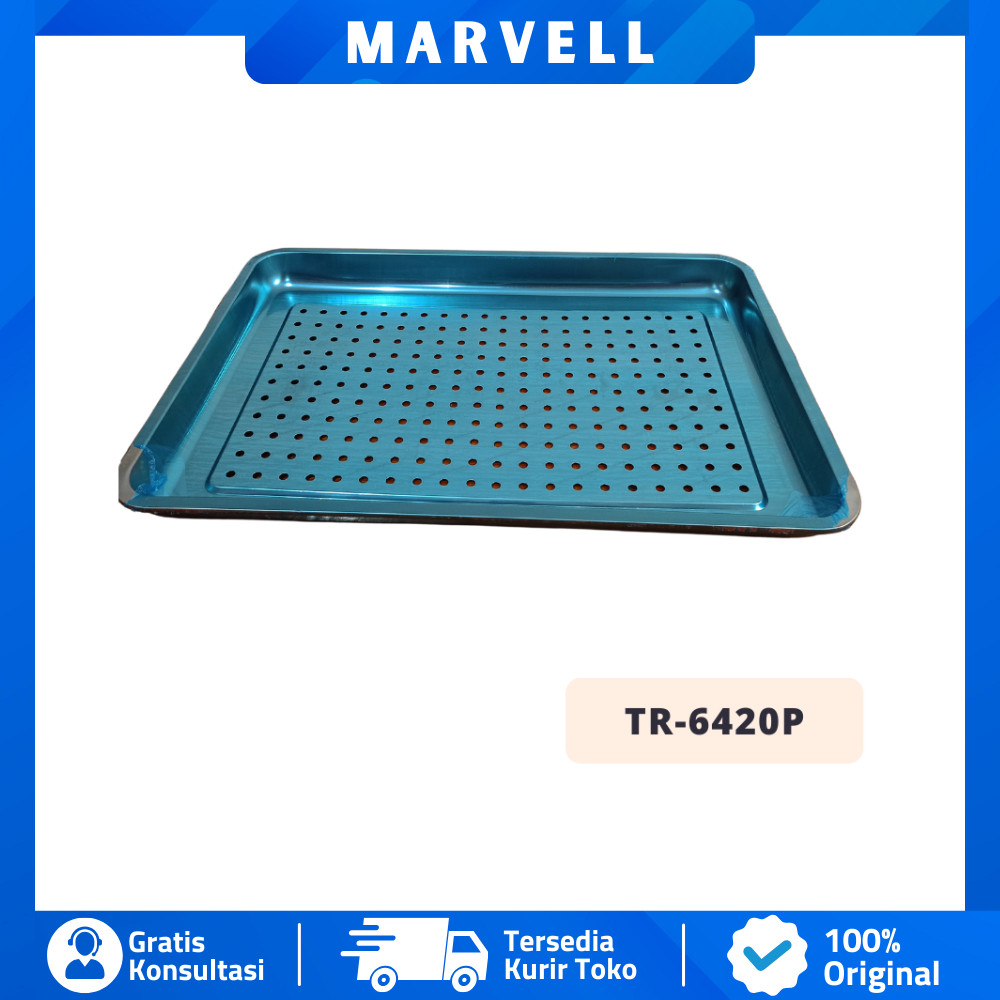 Loyang Kue Berlubang Stainless Steel Bakery Pan Perforated TR 6420P