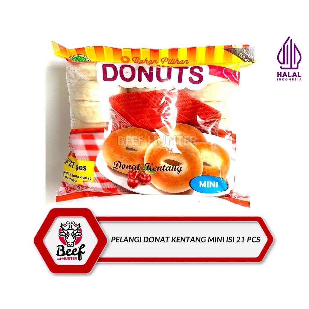 

Pelangi Donat Besar - Donat Mini - Donat isi Coklat Sesuai Varian