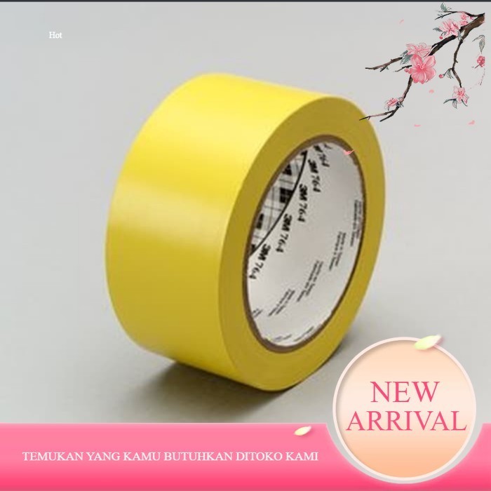 

Lakban Lantai 3M 764 Vinyl Tape Yellow 2in x 33mtr
