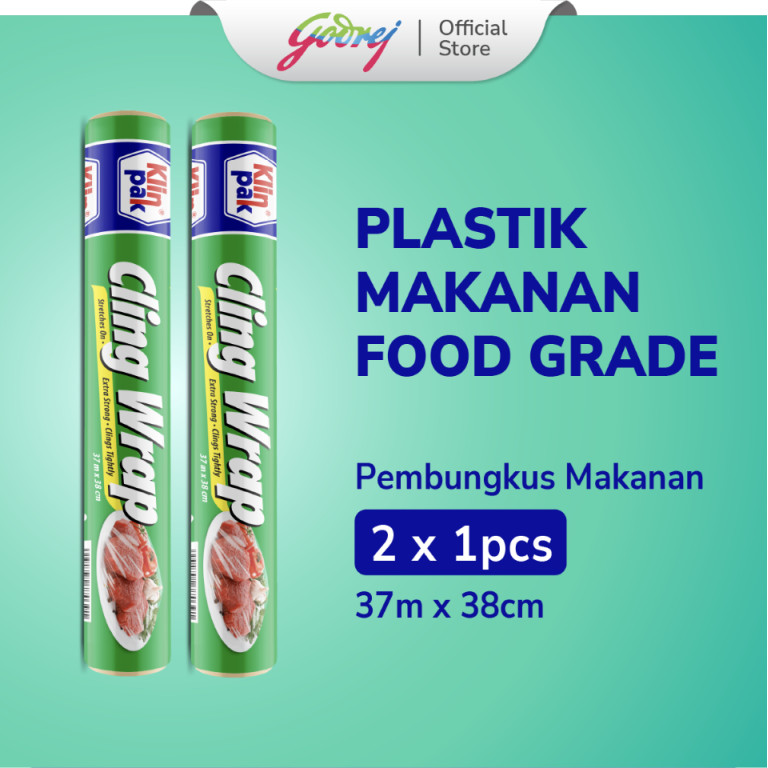 Klinpak Cling Wrap Refill Jumbo x2 - Pembungkus Makanan dan Buah