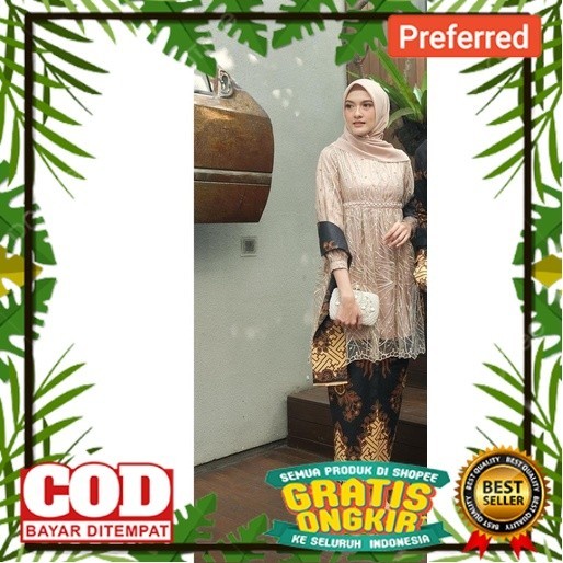 SISILIA - BANTING HARGA | KEBAYA BROKAT MAHESWARI TERLARIS | BATIK SLIMFIT KEBAYA KONDANGAN BAJU COU