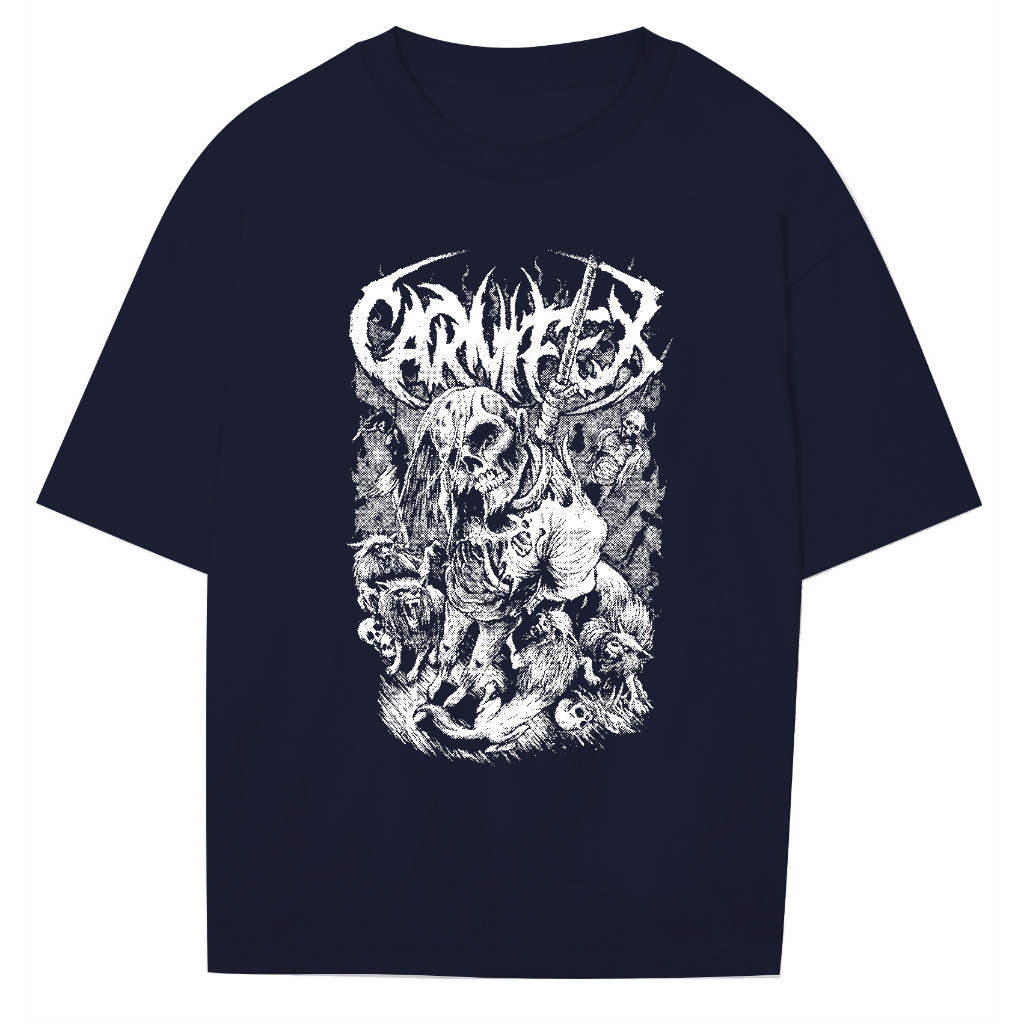 Atasan Pria Baju Cowok Tengkorak Carnifex Pedang RUB404 GB