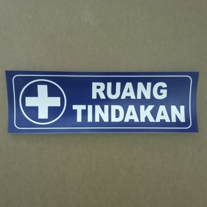 

Stiker RUANG TINDAKAN 10 X 30 CM sign rambu k3