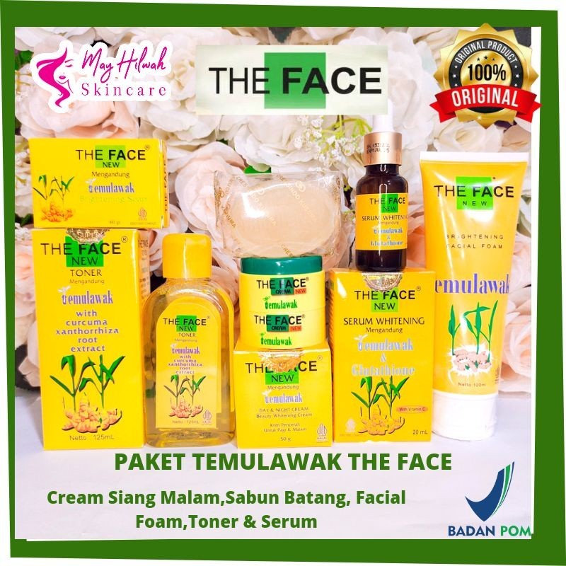 PAKET TEMULAWAK THE FACE LENGKAP BPOM ORIGINAL