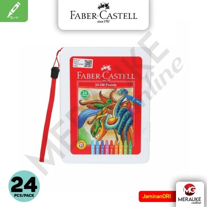 

Oil Pastel FABER CASTEL Hexagonal 24 Colour 120089 A
