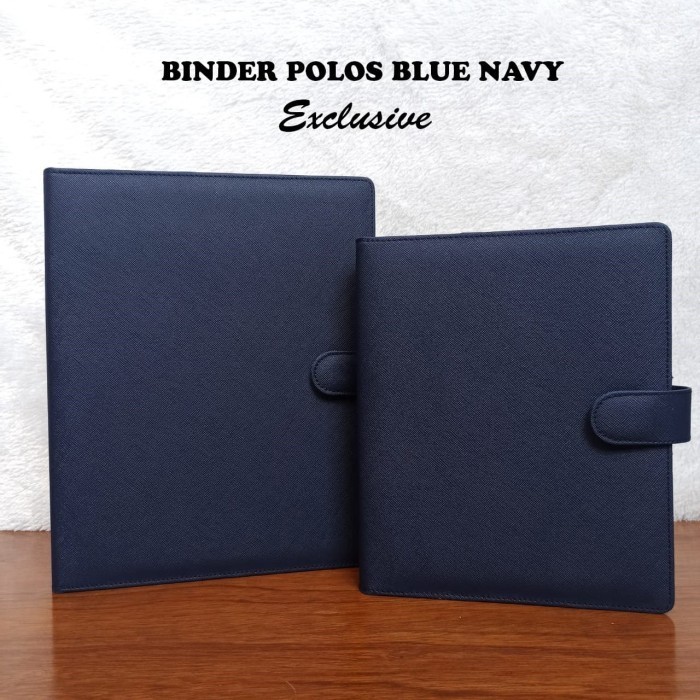 

PROMO!! -BINDER POLOS EXCLUSIVE WARNA BLUE NAVY A5 DAN B5 - A5