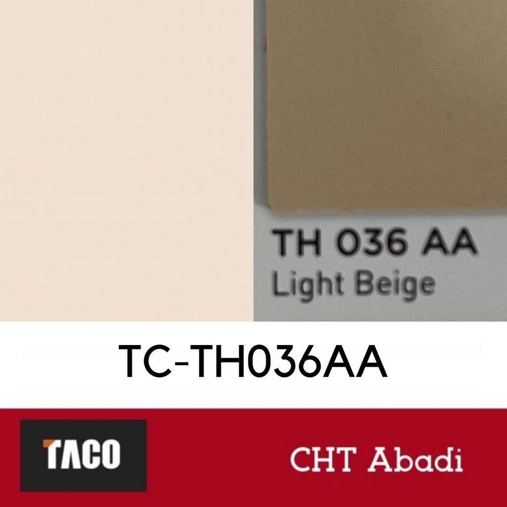 TACO HPL Light Beige TH 036 AA (HARGA BELUM TERMASUK ONGKOS KIRIM)